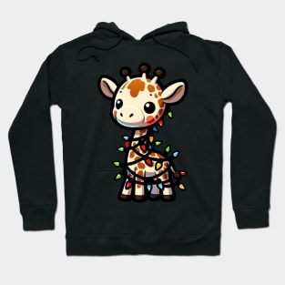 Funny Christmas Giraffe Hoodie